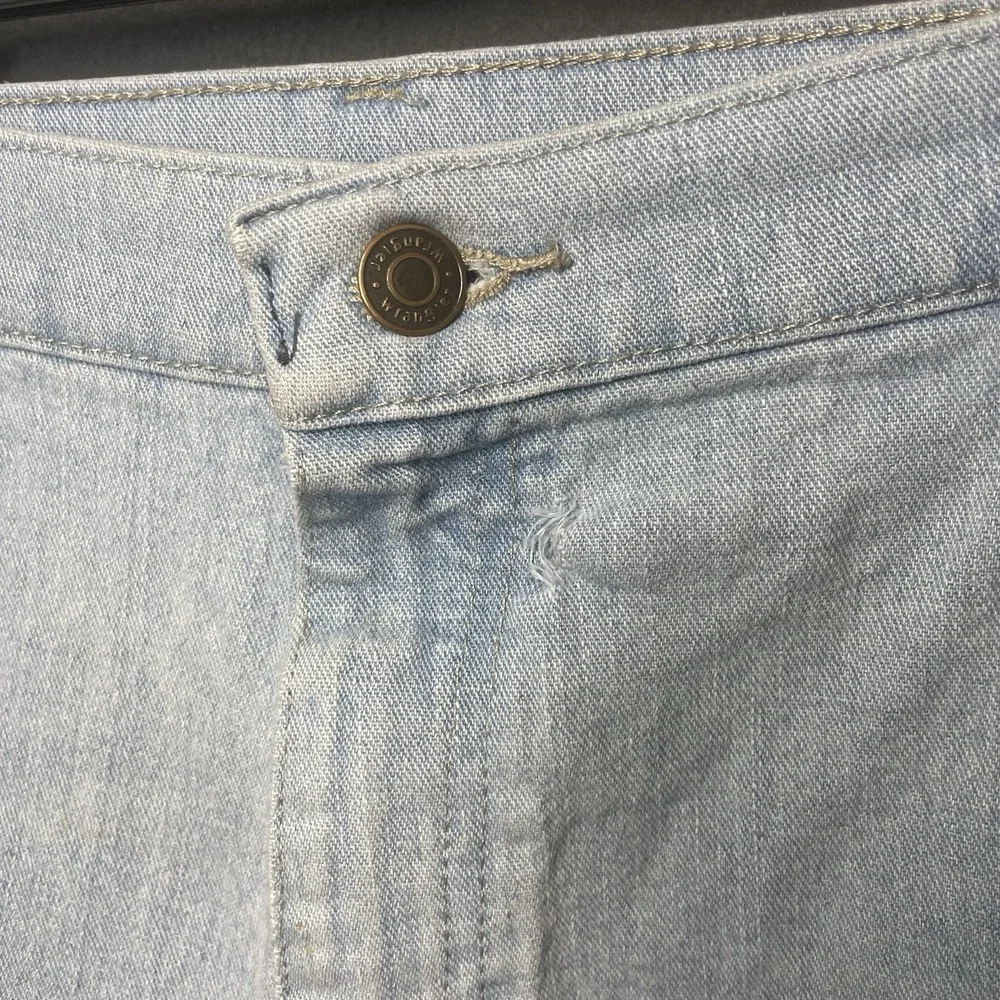 Wrangler Carpenter Shorts Mens 38 112315240 Light Wash Pockets Stretch Good